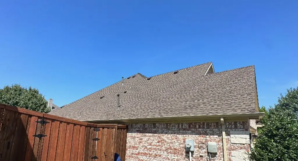 Completed roof replacement project in Lyons